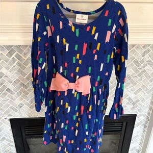 Lilly Pulitzer Blue Confetti Bow Dress